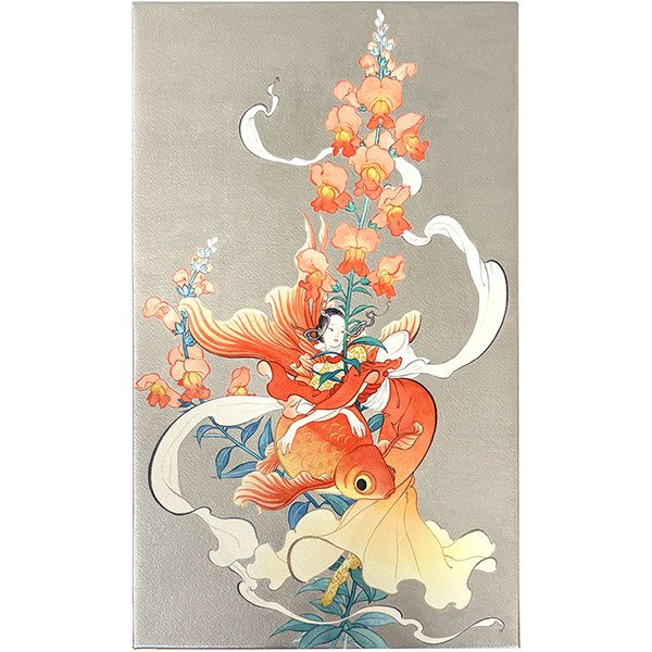 朱華　琉金-紅-