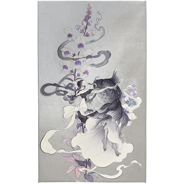 朱華　琉金-黒-