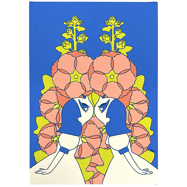 フケハルカ　Hollyhock（タチアオイ）